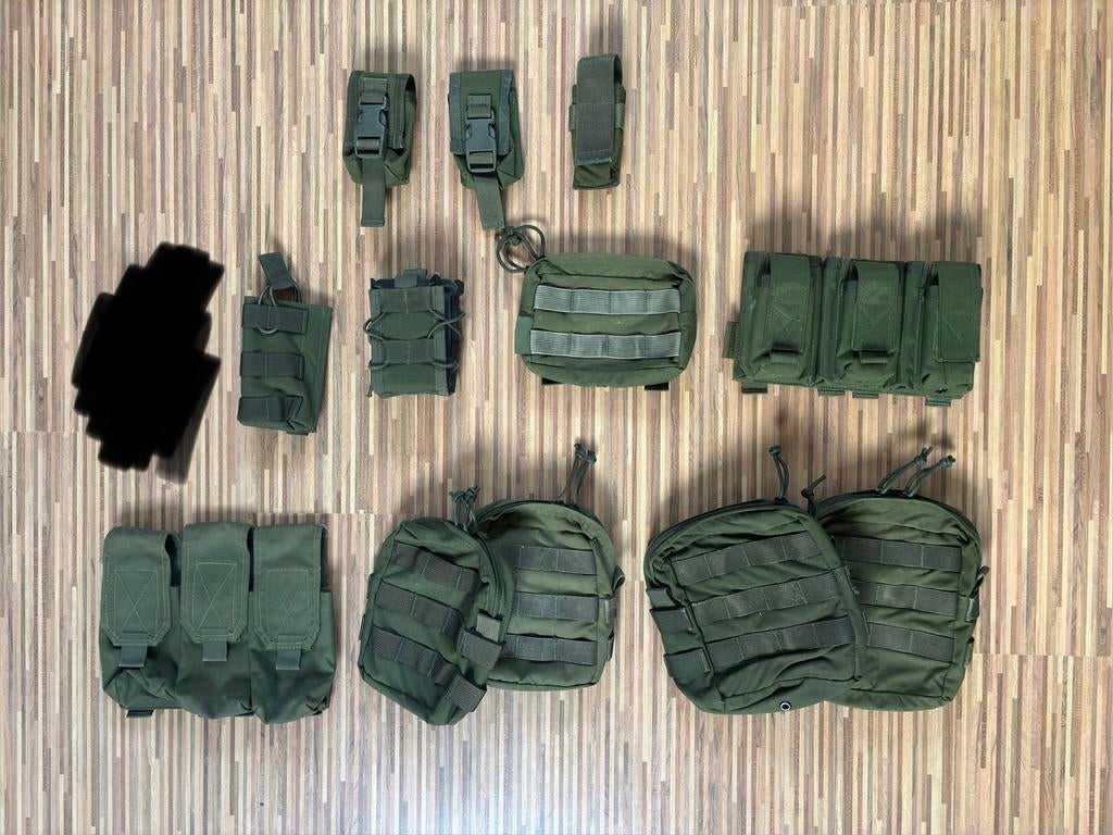 Warrior Assault Systems pouch pouches olive drab od groen, Ophalen of Verzenden, Landmacht, Nederland, Overige typen