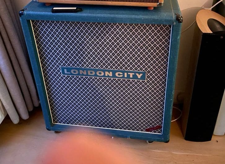 4 c Celestion G12H30/T1534 pulsonic 100/14 hendrix + cab, Ophalen, Gebruikt, Gitaar, 100 watt of meer