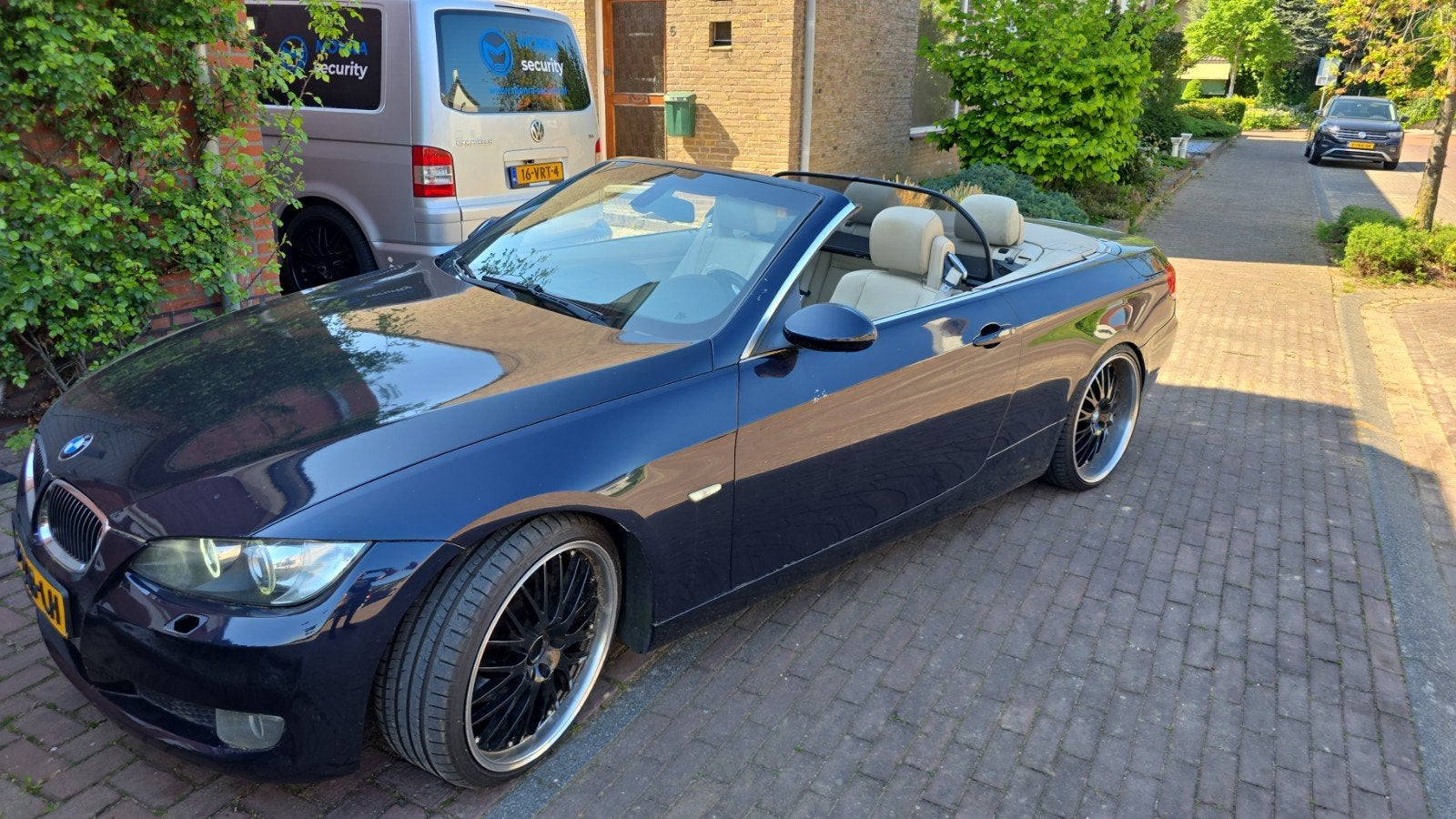 BMW 3-Serie 2.5 I 325 Cabrio AUT 2007 Blauw, Auto's, BMW, Achterwielaandrijving, Cabriolet, 2996 cc, Origineel Nederlands