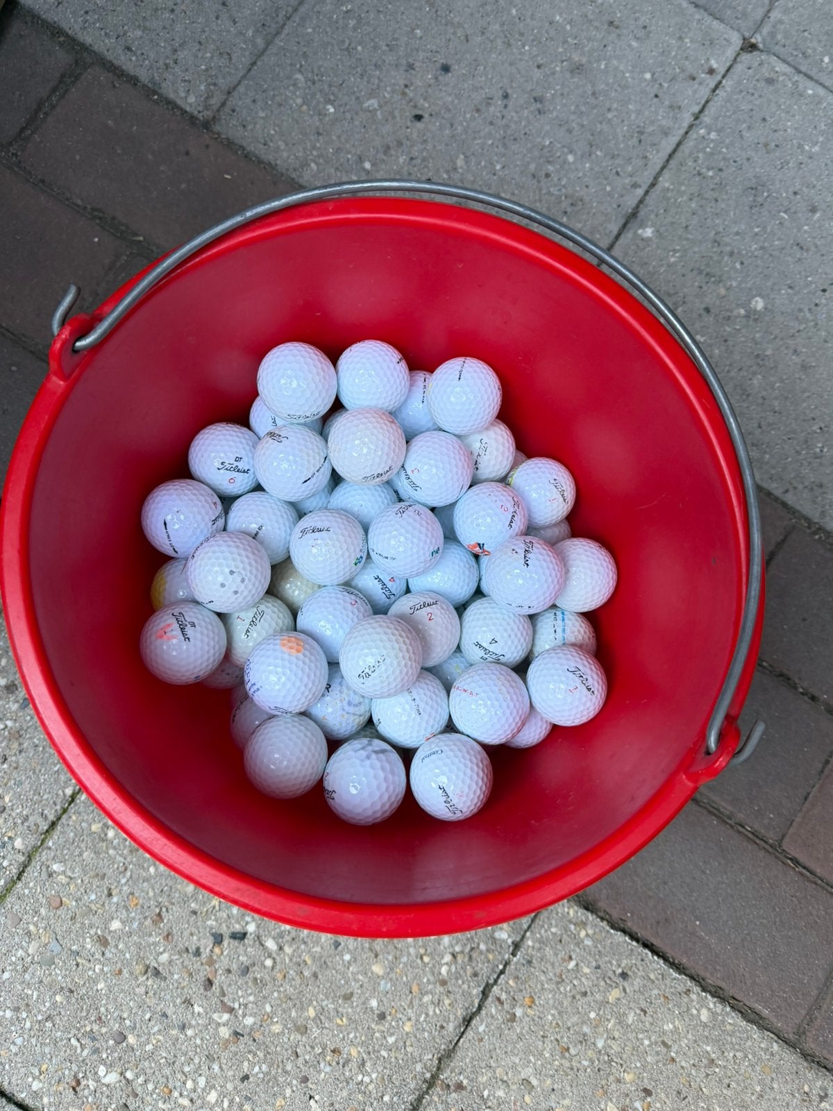 100 Titleist golfballen, Overige merken, Gebruikt, Bal(len), 6603EB