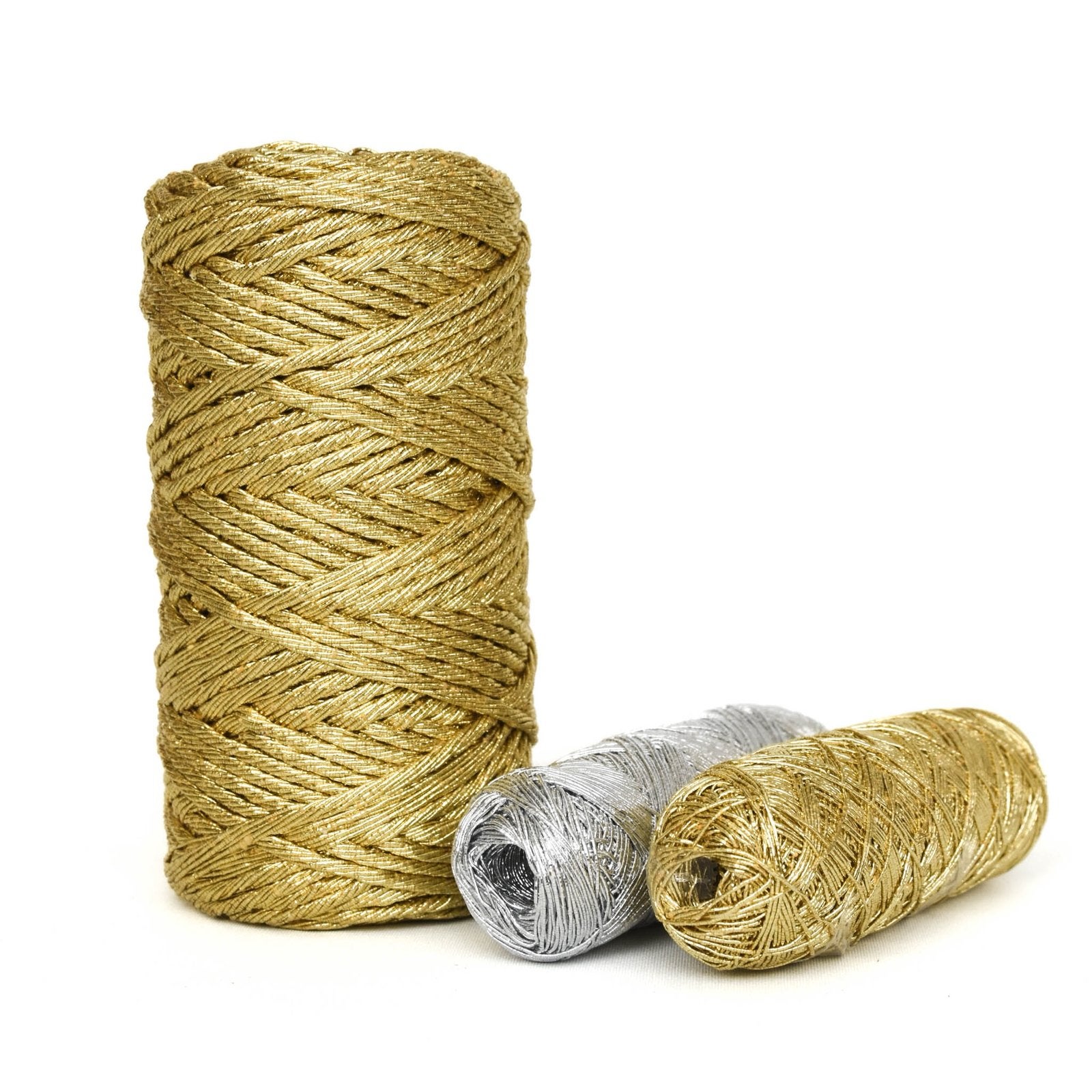 Actie 100 meter 3 mm dik lurex goud draad touw kerst 330 gr, Hobby en Vrije tijd, Ophalen of Verzenden, Nieuw