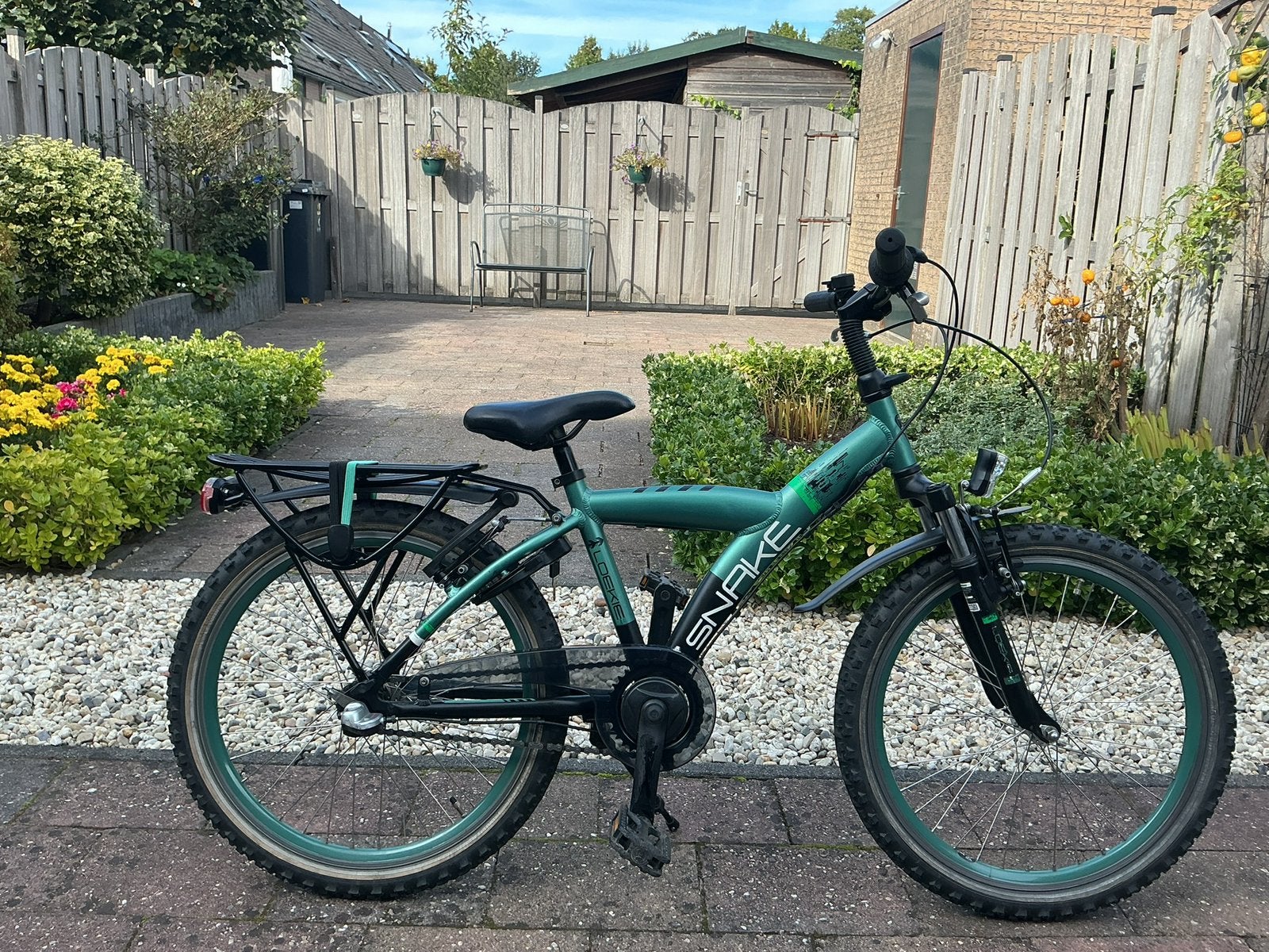 Z.g.a.n.: LOEKIE SNAKE kinderfiets 22 inch 3 V, Ophalen of Verzenden, Zo goed als nieuw, 20 inch of meer