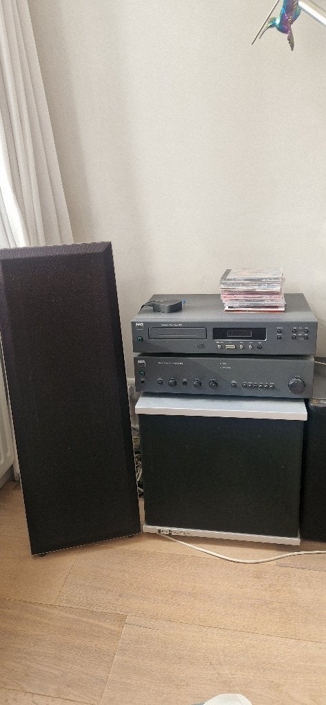 Solosound Elektrostaten, baskast NAD versterker en cd speler, Gebruikt, Losse componenten, Cd-speler, Ophalen