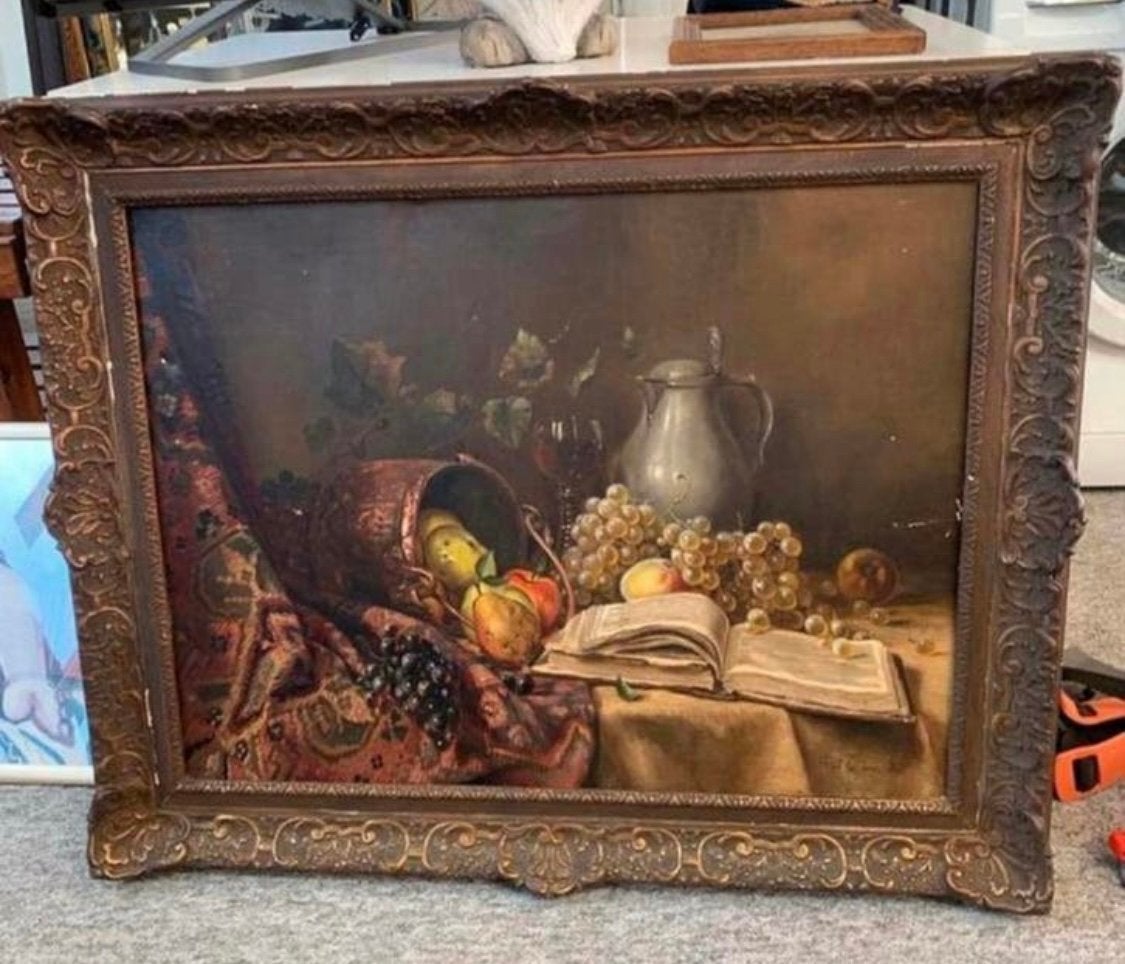 Schilderij stilleven olieverf Schilder Piet Cottaar junior., Ophalen of Verzenden