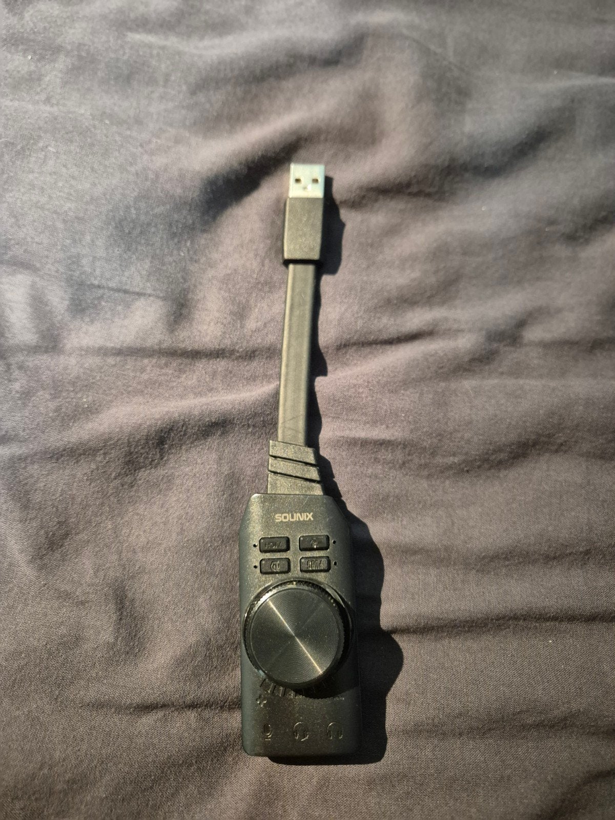 Sounix Plextone GS3 7.1 USB geluidskaart, Computers en Software, Ophalen of Verzenden, Zo goed als nieuw, Extern, Sounix