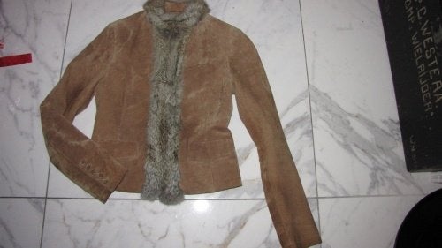 36 JOSEPHINE & CO Suede colbert, Bruin, Ophalen of Verzenden, Zo goed als nieuw, Jasje