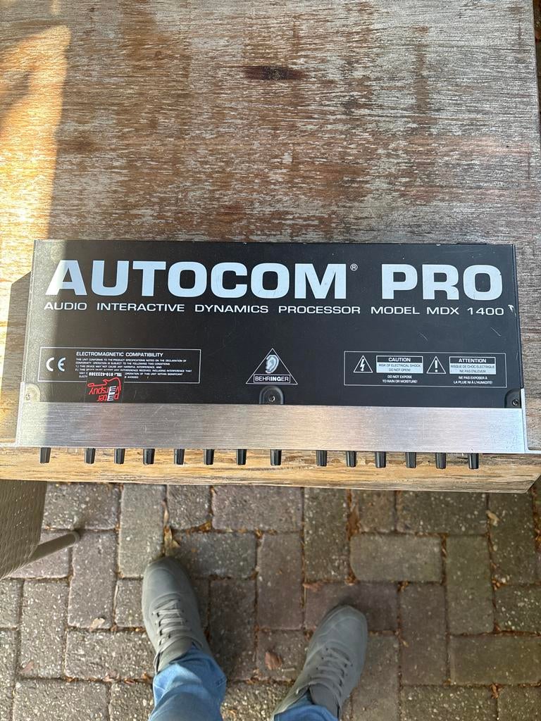 Behringer Autocom Pro MDX 1400 Compressor/Limiter, Ophalen of Verzenden, Gebruikt, Compressor