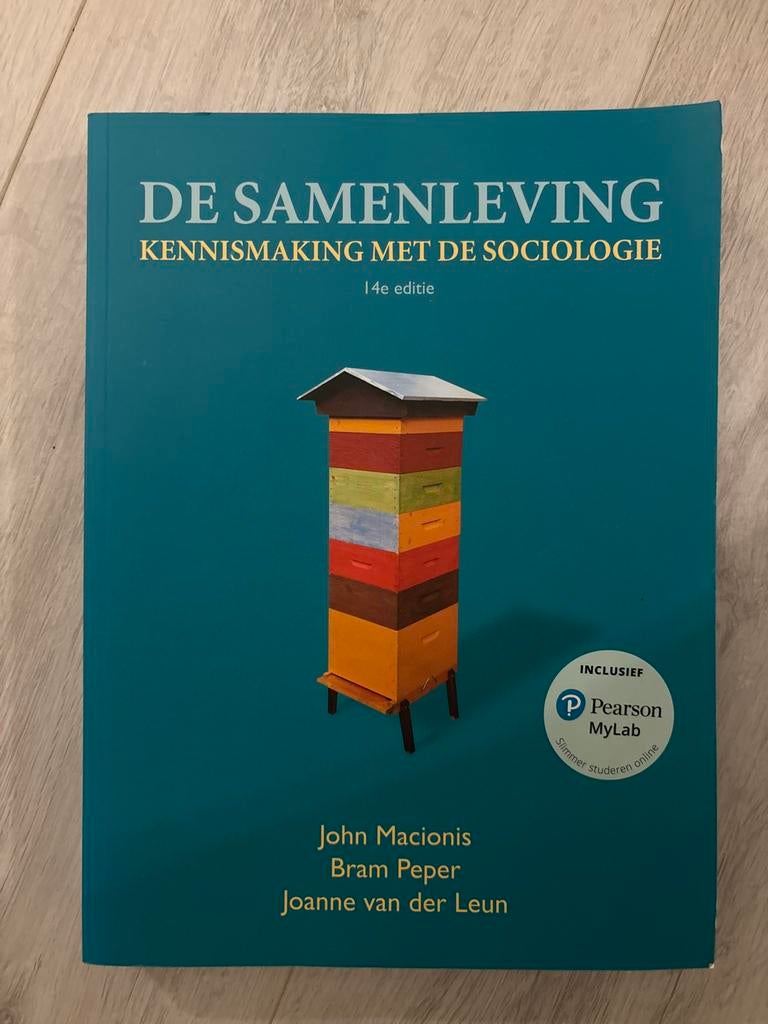 De Samenleving: Kennismaking met de Sociologie (14e editie), Verzenden, Gamma, Zo goed als nieuw, HBO