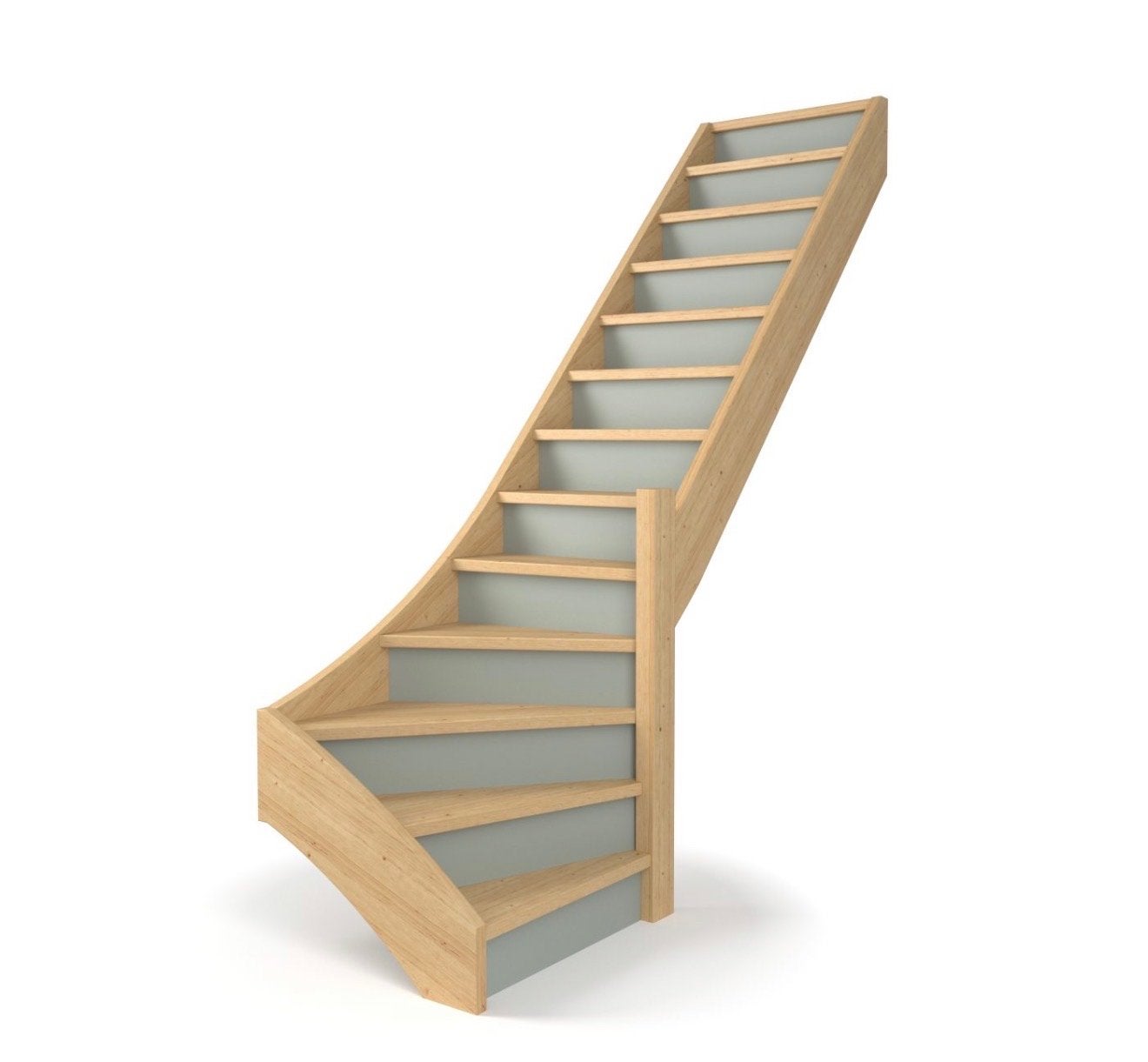 Opzoek naar trapspecialist voor Molenaarstrap met kwartslag, Doe-het-zelf en Verbouw, Ladders en Trappen, Ophalen, Zo goed als nieuw