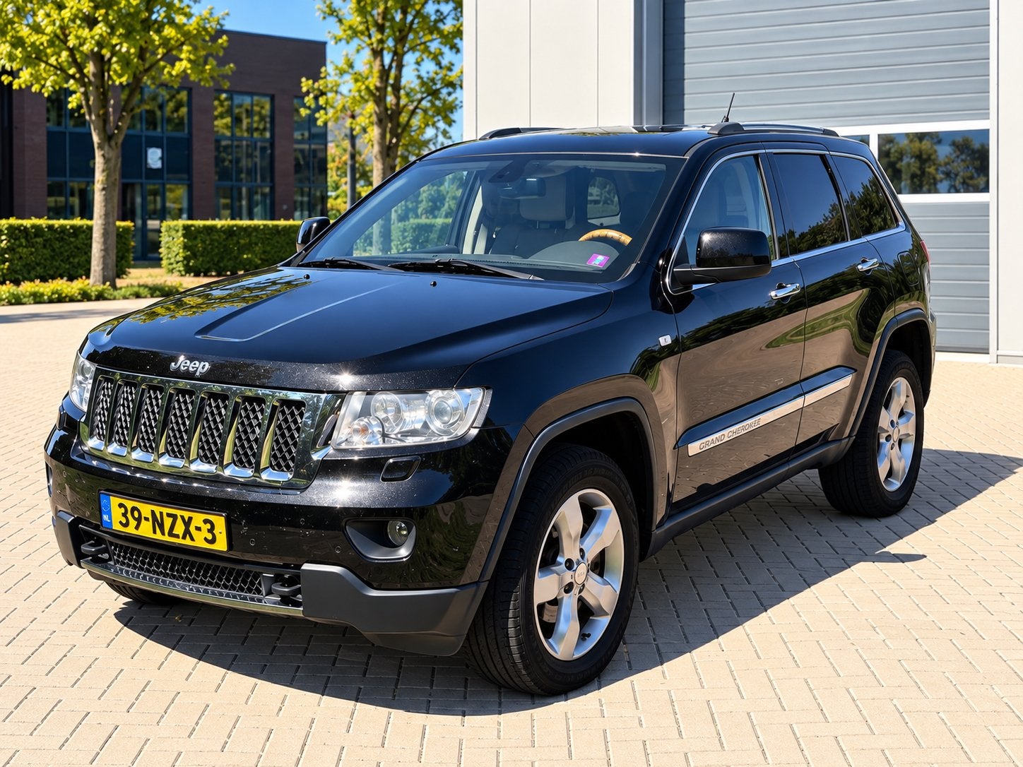‼️JEEP GRAND CHEROKEE 3.6 V6 AWD LIMITED 286PK YOUNGTIMER‼️, Auto's, Automaat, Dealer onderhouden, Beige, Bedrijf