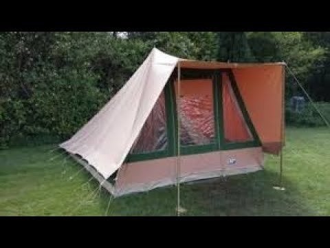 Pyramidetent Vrijbuiter Valk 4 - Zo goed als nieuw, Ophalen, Zo goed als nieuw, Tot en met 4