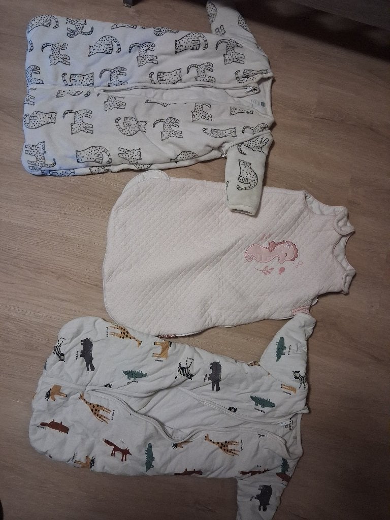 3 slaapzakken maat 50-62, Ophalen of Verzenden, Meerkleurig, Slaapzak, Hema