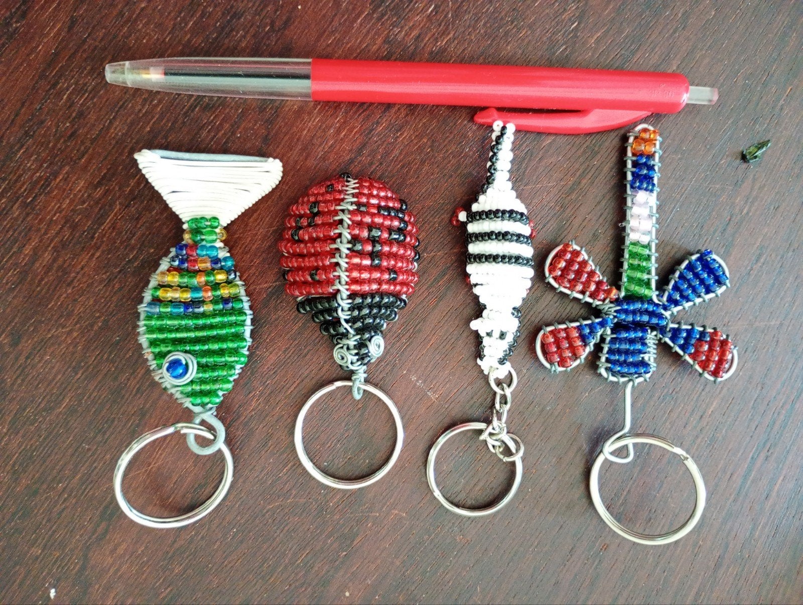 sleutelhangers  kralen en metalen Boeddhas, Ophalen of Verzenden, Nieuw, Overige typen