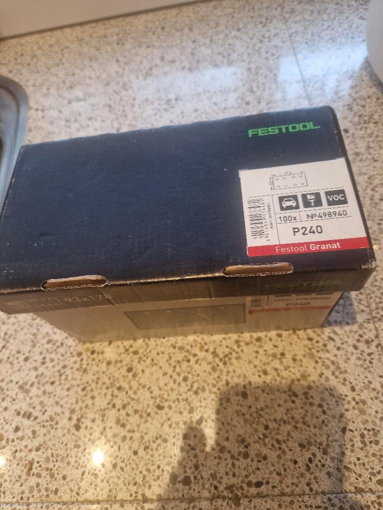 Festool schuurpapier (nieuw), Ophalen of Verzenden, Nieuw, Minder dan 600 watt, Vlakschuurmachine