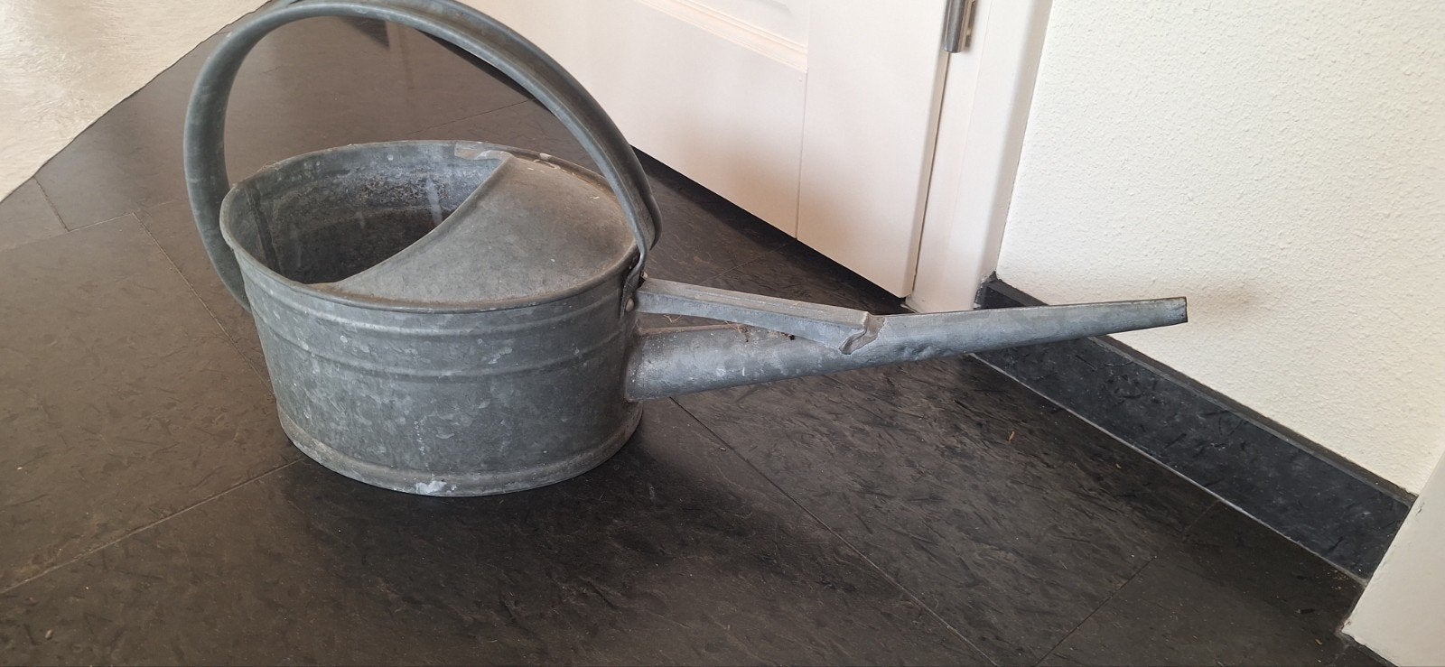 Vintage Zinken Gieter - Decoratief en Functioneel, Ophalen of Verzenden, Gebruikt, Metaal