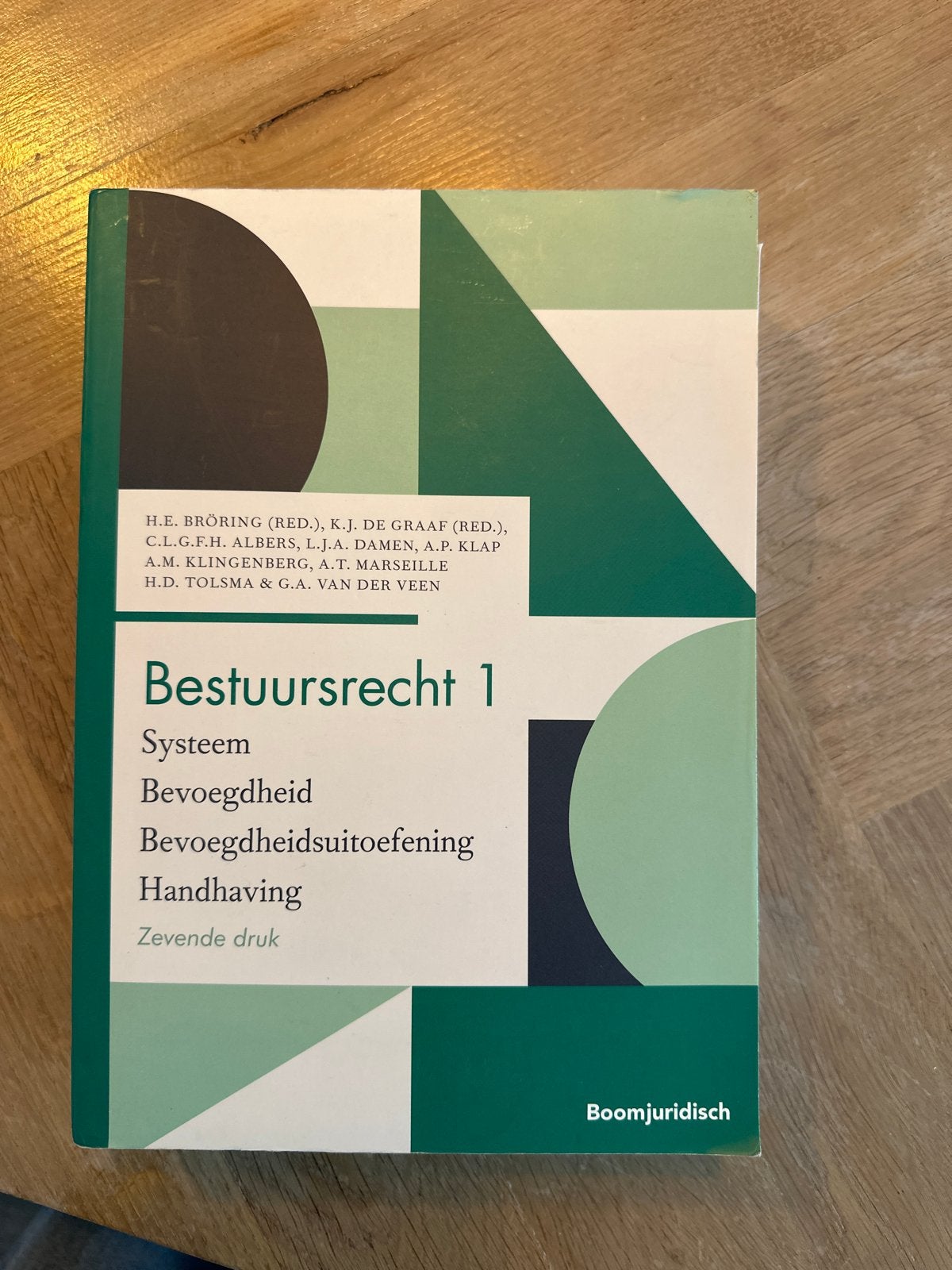 Bestuursrecht 1 - Zevende druk, Ophalen of Verzenden, Gamma, Zo goed als nieuw, HBO