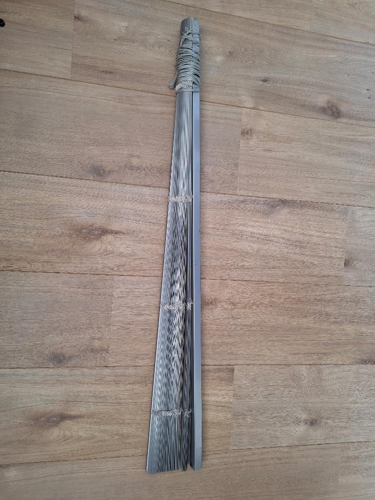 Zilver grijze luxaflex, Ophalen, Gebruikt, 100 tot 150 cm, Grijs