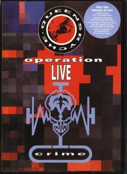 DVD Queensrÿche – Operation: Livecrime LIVE NIEUWSTAAT, Alle leeftijden, Verzenden, Zo goed als nieuw
