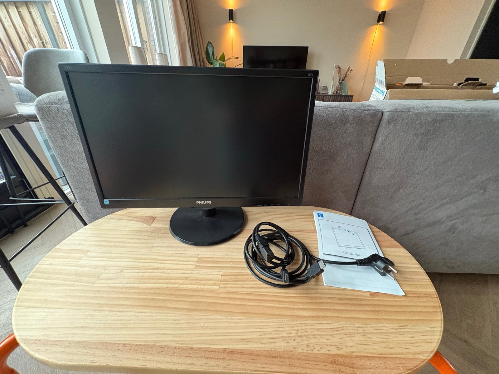 Phillips 21 inch LCD scherm, Computers en Software, Ophalen, HDMI, 3 tot 5 ms, Full HD