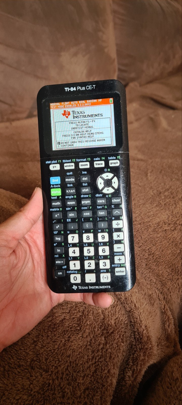 TI-84 PLUS CE-T en  TI-84 Plus van Texas Instrument, Ophalen of Verzenden, Grafische rekenmachine, Zo goed als nieuw