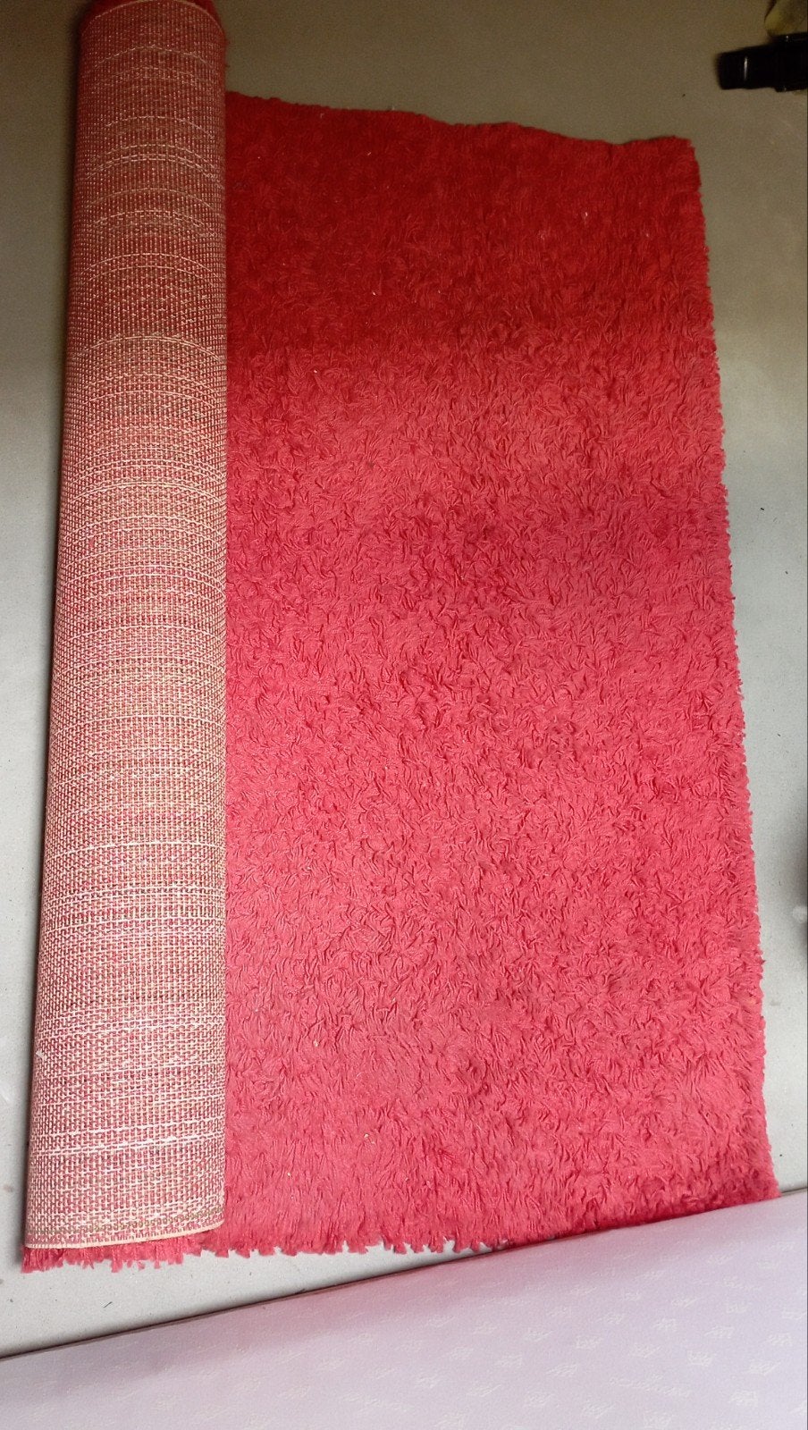 Rood IKEA HAMPEN tapijt 133x195 cm, Ophalen, Gebruikt, 100 tot 150 cm, 150 tot 200 cm