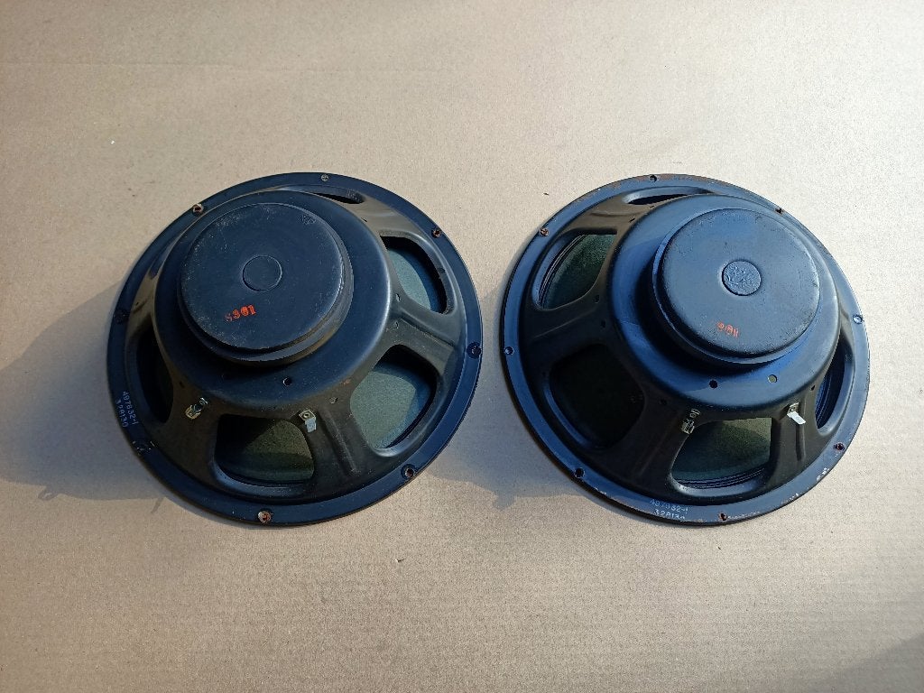 2x 12" Speakers Seeburg Bandshell (1971) jukebox, Verzenden, Gebruikt, 1950 tot 1960, Seeburg