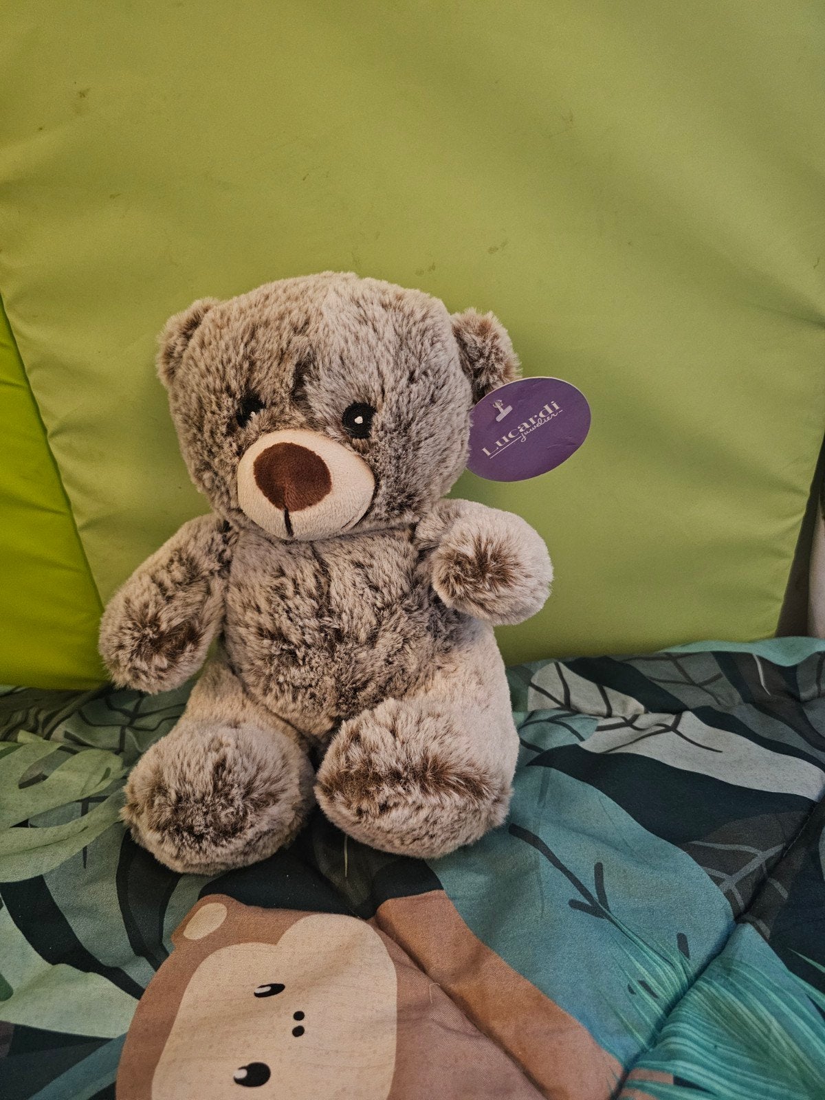 Lucardi Bruine Teddybeer Knuffel - Zo goed als nieuw, Overige merken, Overige karakters, Beer, Ophalen of Verzenden
