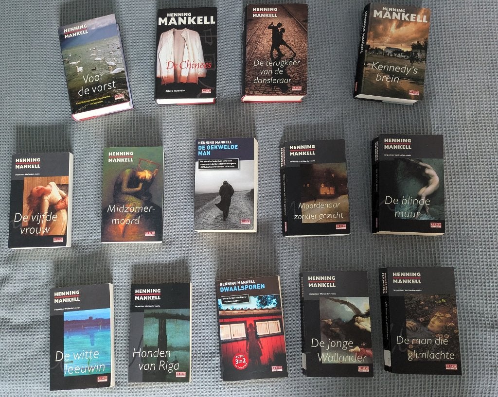 Henning Mankell: Inspecteur Wallander: compleet of per boek., Ophalen of Verzenden, Zo goed als nieuw, Henning Mankell