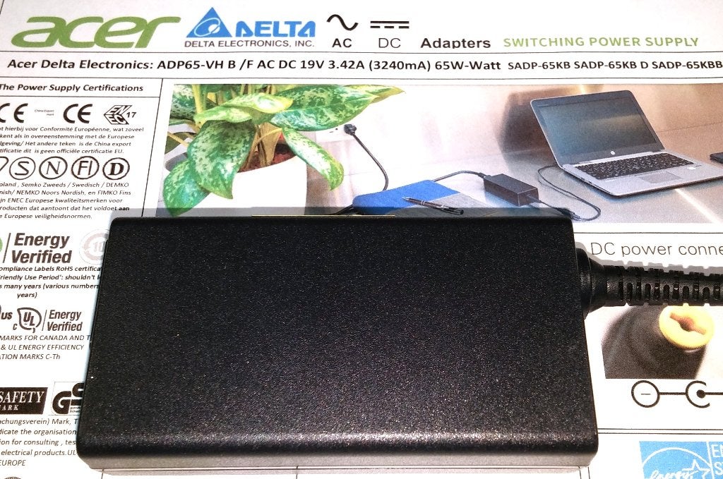 Acer Delta ADP-65VH B Aspire 19V 3.42A 65W Adapter Oplader, Ophalen of Verzenden, Zo goed als nieuw, Acer