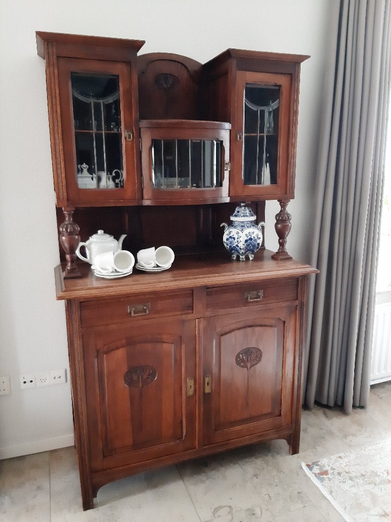 buffetkast, Ophalen, Glas, Gebruikt, Zie foto`s