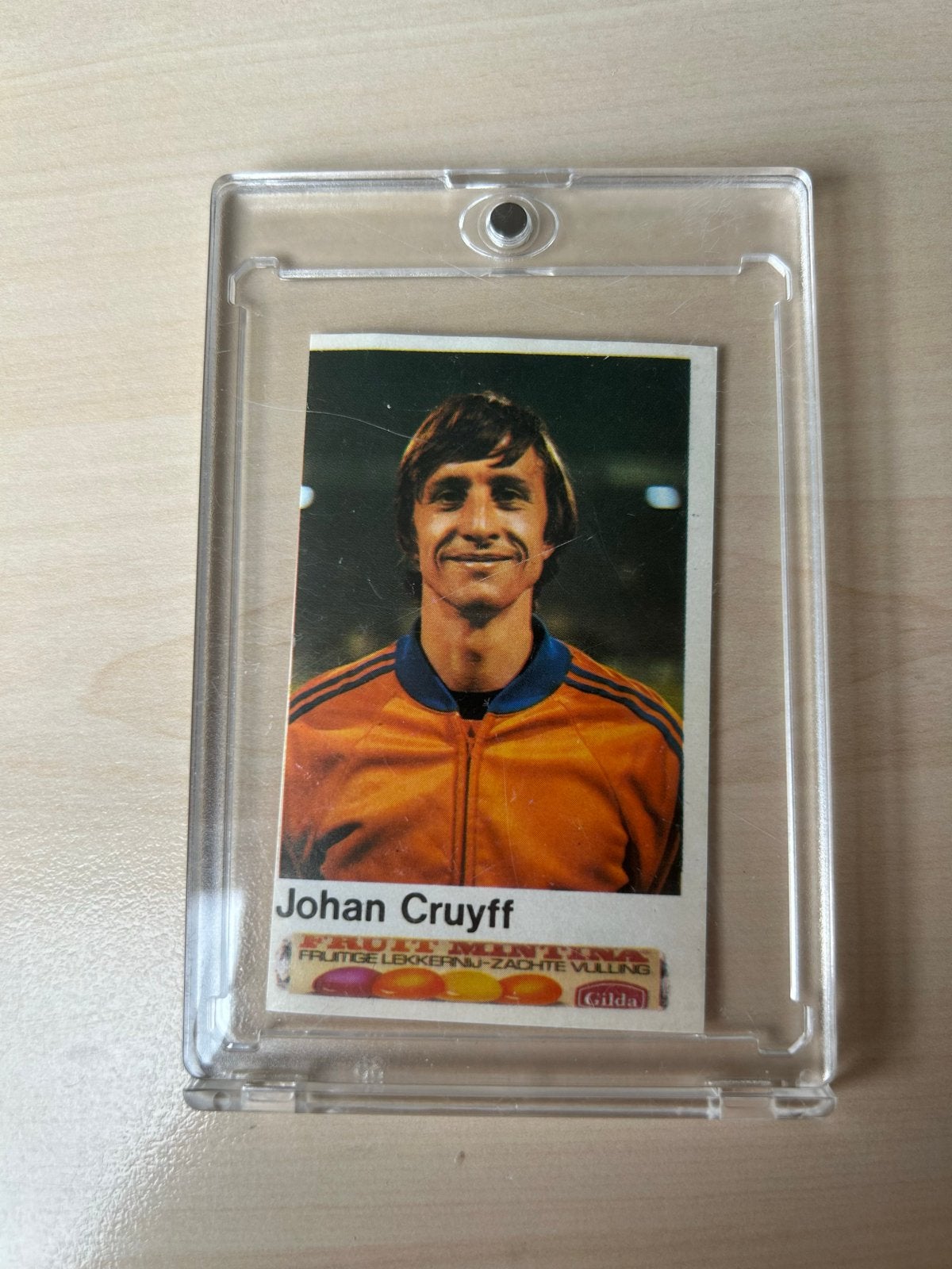 Johan Cruyff Voetbalsticker WK 1978 Gilda, Ophalen of Verzenden, Zo goed als nieuw, Sport