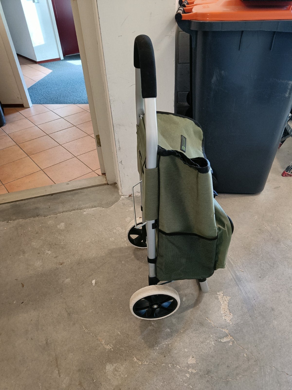boodschappen kar. groen, Ophalen, Zo goed als nieuw, Groen, 30 cm of meer