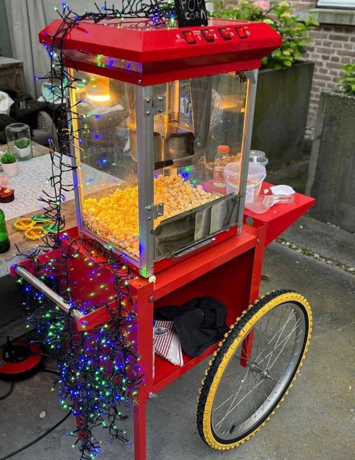 Popcornmachine, Suikerspinmachine verhuur, Ophalen of Verzenden, Overige
