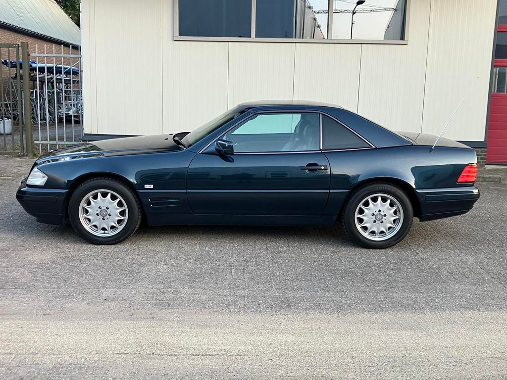 Mercedes-Benz SL 3.2 Sl320 Cabrio Hardtop 6-Cil NAP, Auto's, Automaat, 1575 kg, Cabriolet, Blauw