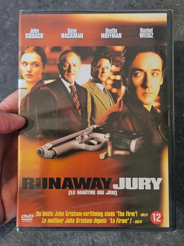 DVD Runaway Jury Gene Hackman John Cusack NIEUW gesealed, Vanaf 12 jaar, Ophalen of Verzenden, Nieuw in verpakking, Actiethriller
