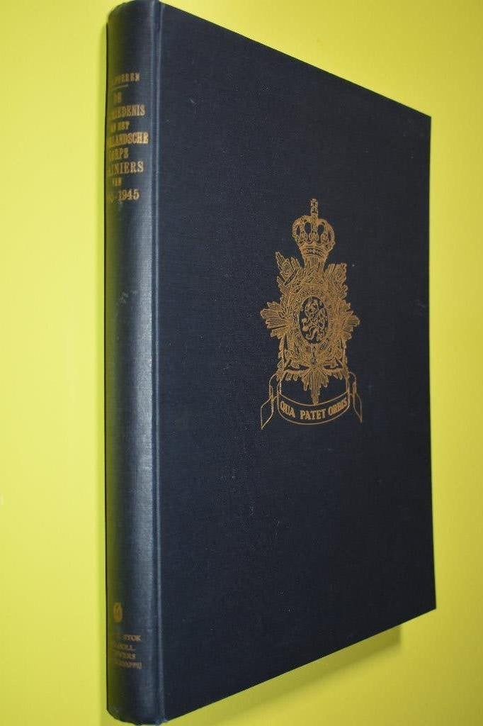QUE PATET ORBIS- geschiedenis Ned.Korps Mariniers 1665-1945, Ophalen of Verzenden, Marine, Nederland, Boek of Tijdschrift