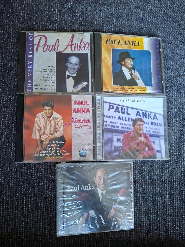 Paul Anka - 5 CD, Verzenden, 1980 tot heden, Zo goed als nieuw, Jazz
