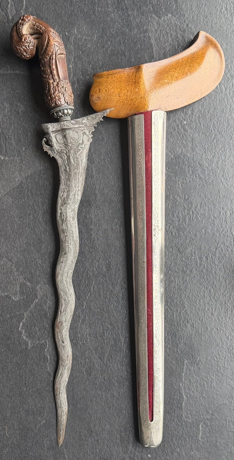 Antieke Kris Keris 8, Ophalen of Verzenden