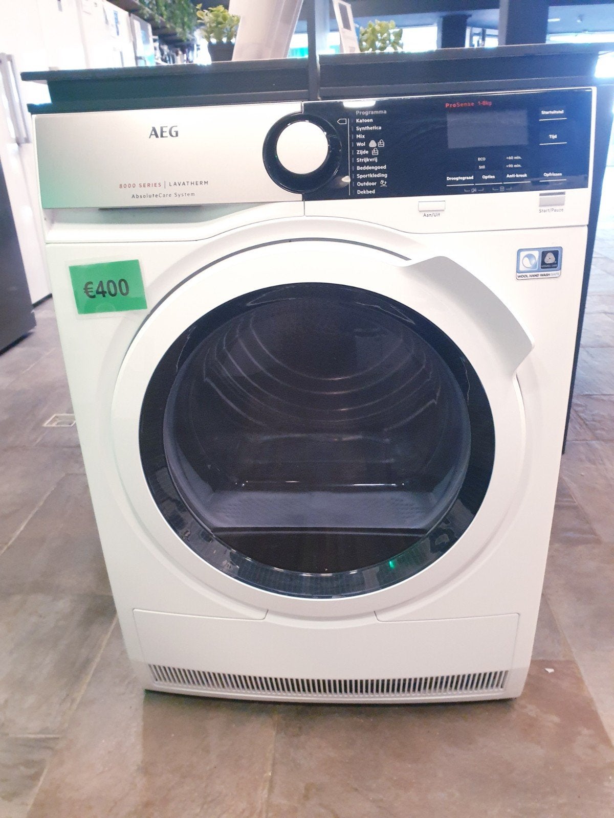 warmte pomp droger AEG 8KG 8000Series  A++ 1JAAR GARANTIE