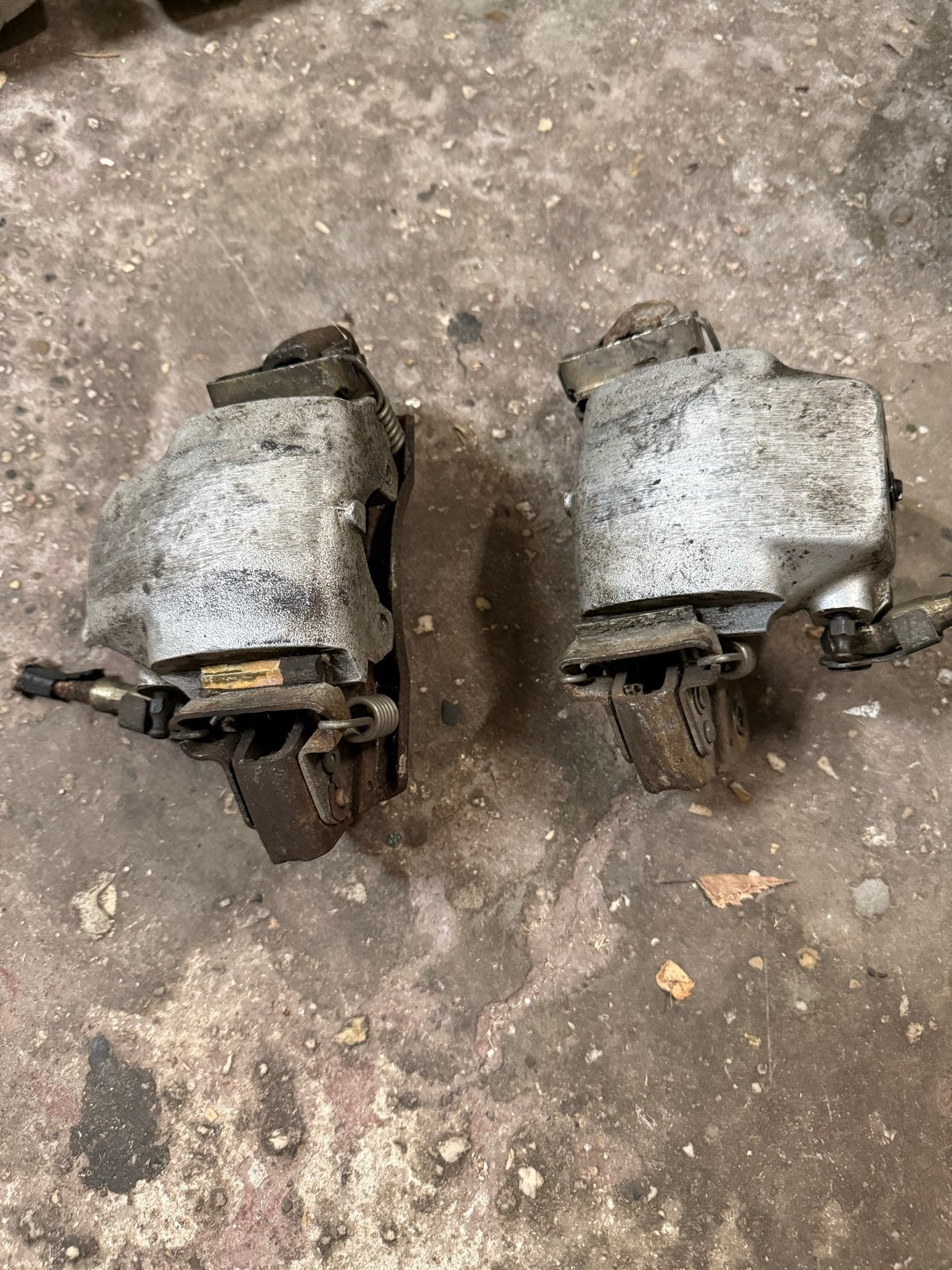 Fiat 850 Sport Coupé Remklauwen Set (1e serie, 65-72), Ophalen of Verzenden, Gebruikt, Fiat