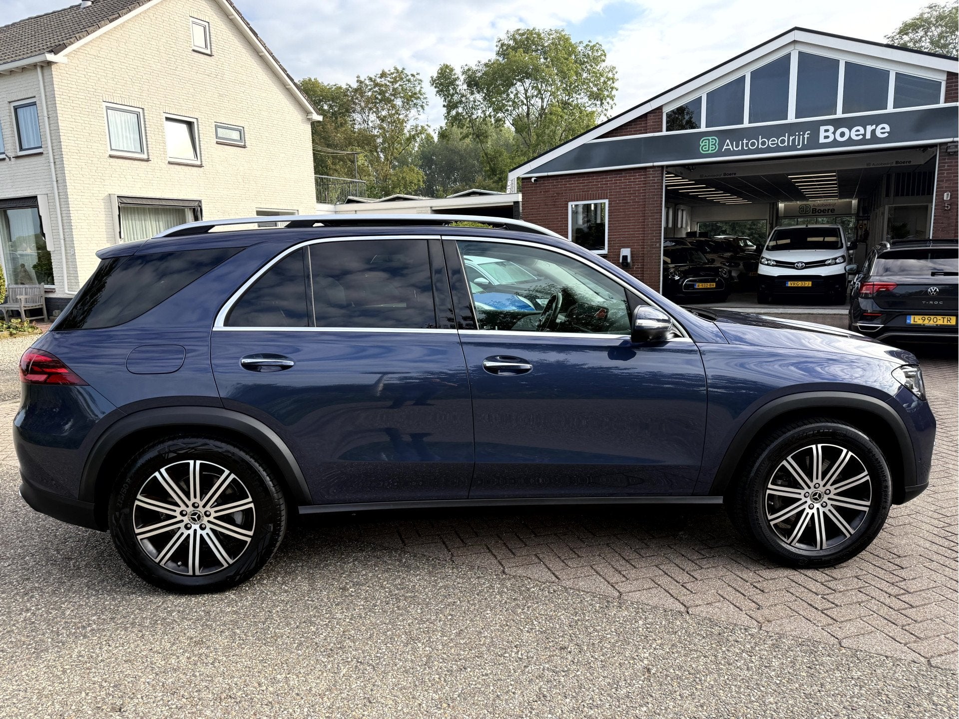 Mercedes-Benz GLE 400 e 4MATIC Luxury Line NL Auto, Vol Opti, Gebruikt, 4 cilinders, Blauw, Vierwielaandrijving