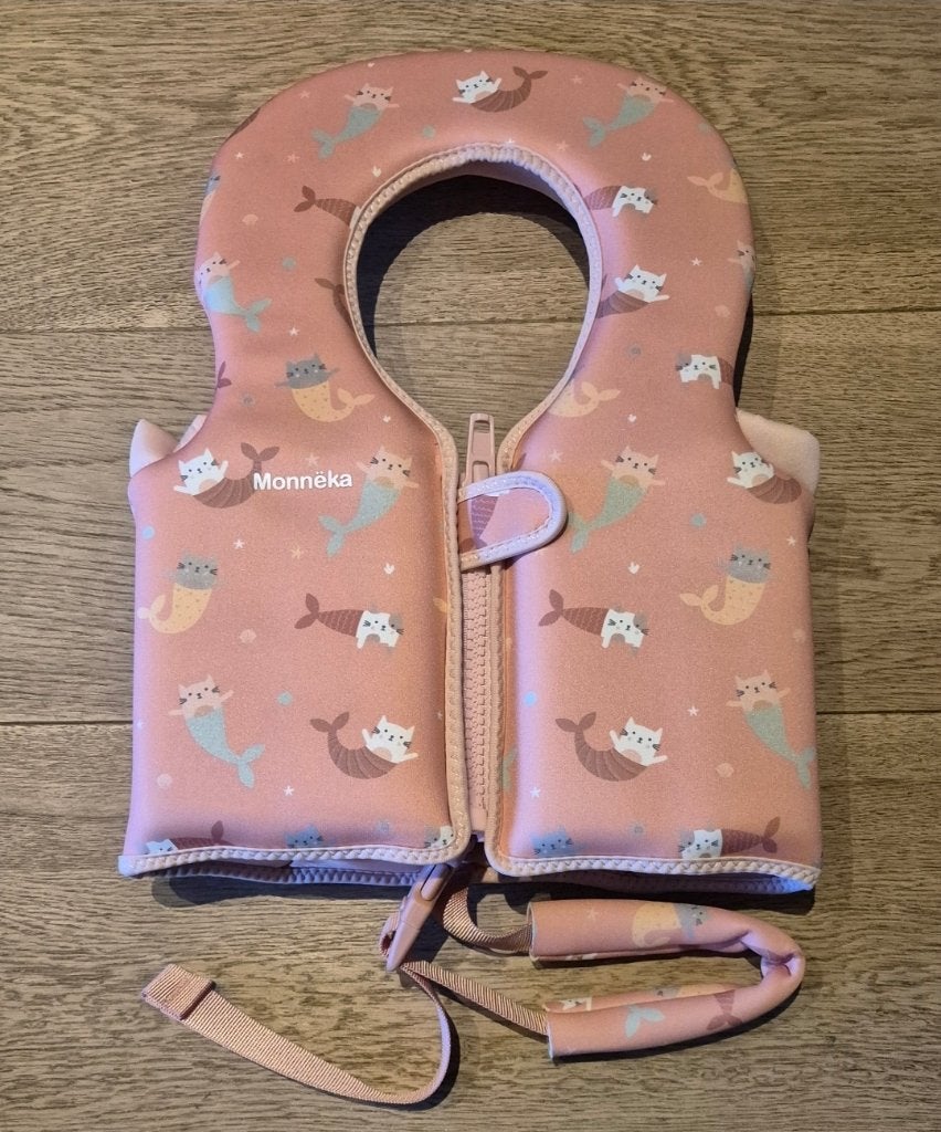 Zwemvest 1-2 jaar Zeemeerminnen Katten Poezen 11-15 kg, Verzenden, Nieuw, Kind, Reddingsvest of Zwemvest
