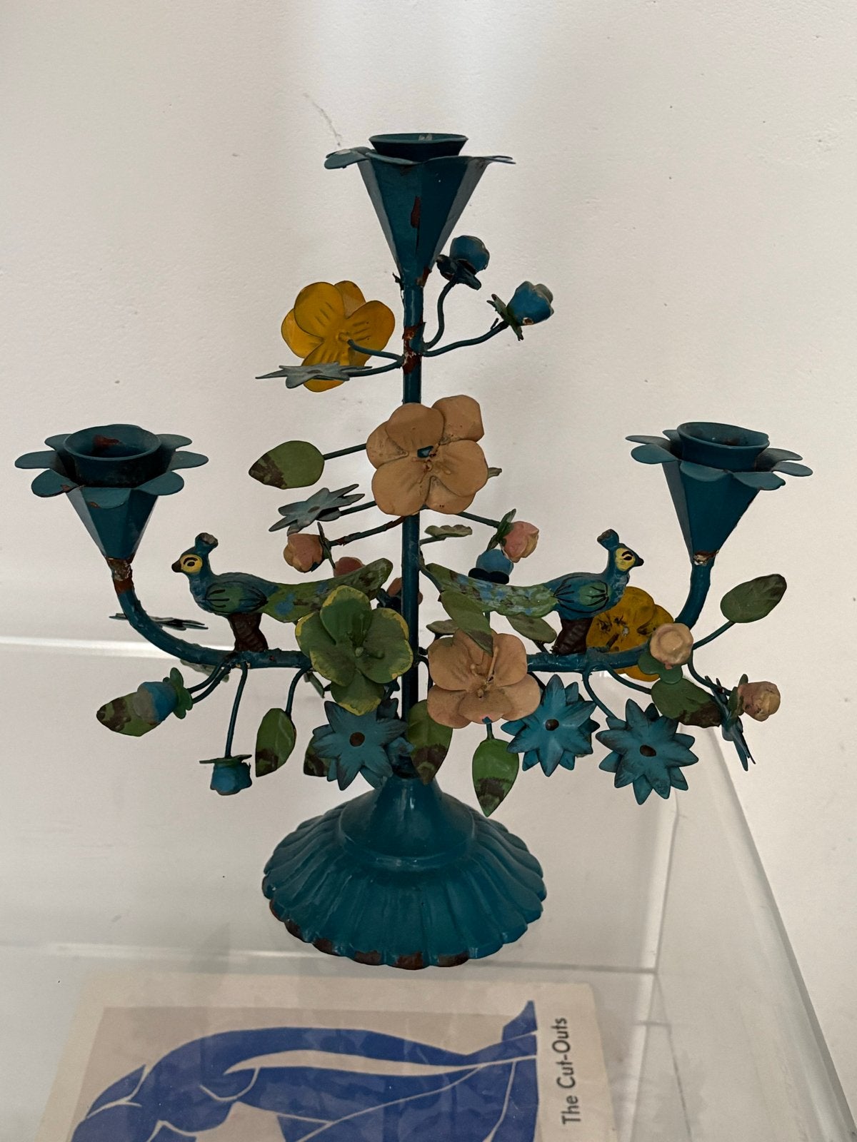 Vintage Kandelaar, Huis en Inrichting, Woonaccessoires | Kandelaars en Kaarsen, Ophalen of Verzenden, Overige materialen