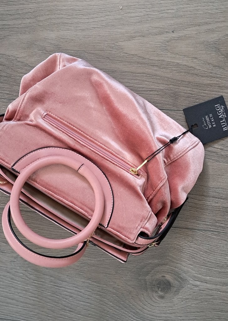 Nieuwe Bulaggi handtas - Roze fluweel, Verzenden, Nieuw, Roze, Handtas