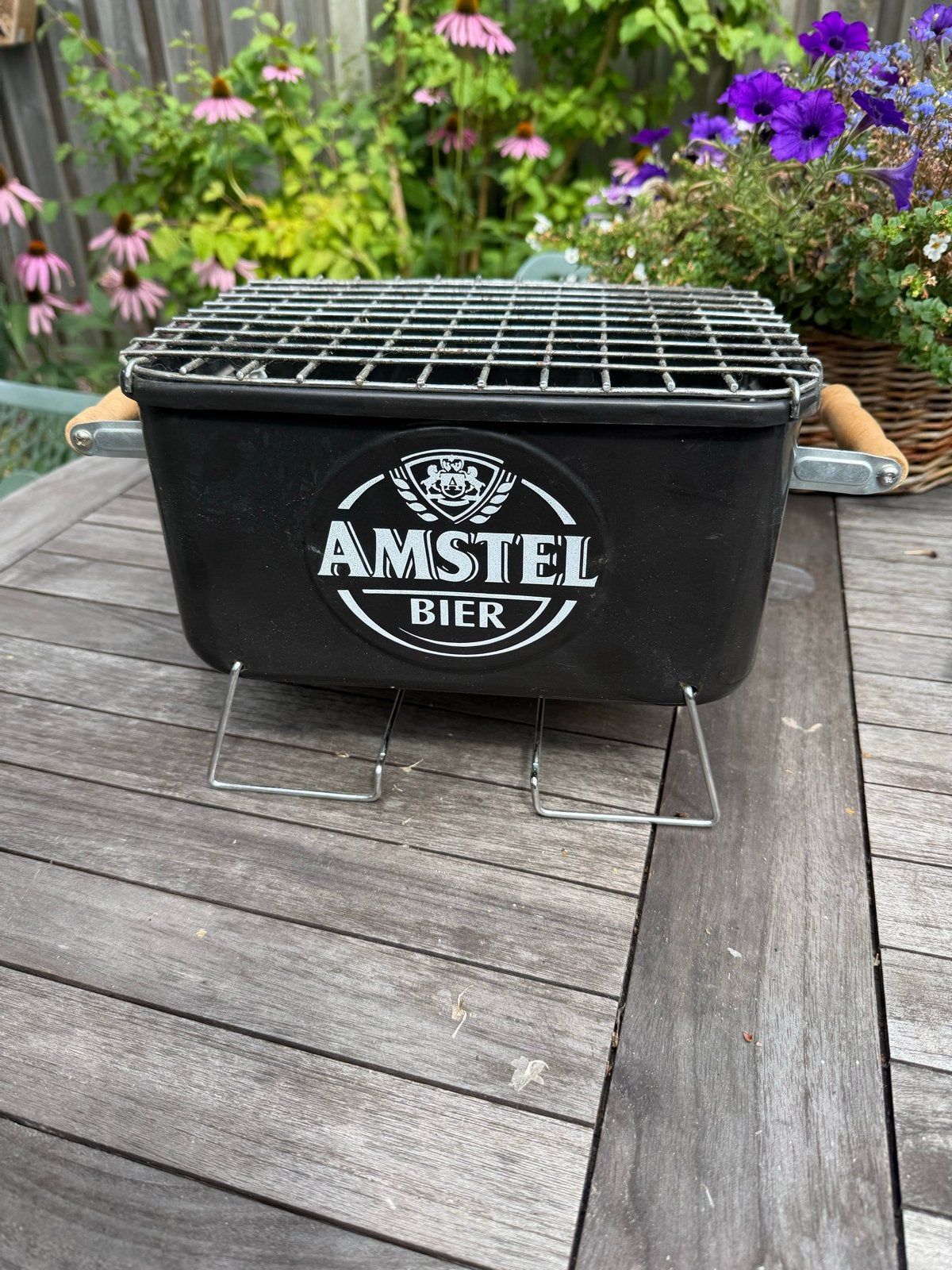 Amstel Bier Draagbare Barbecue - Compact en Handig, Ophalen of Verzenden, Gebruikt