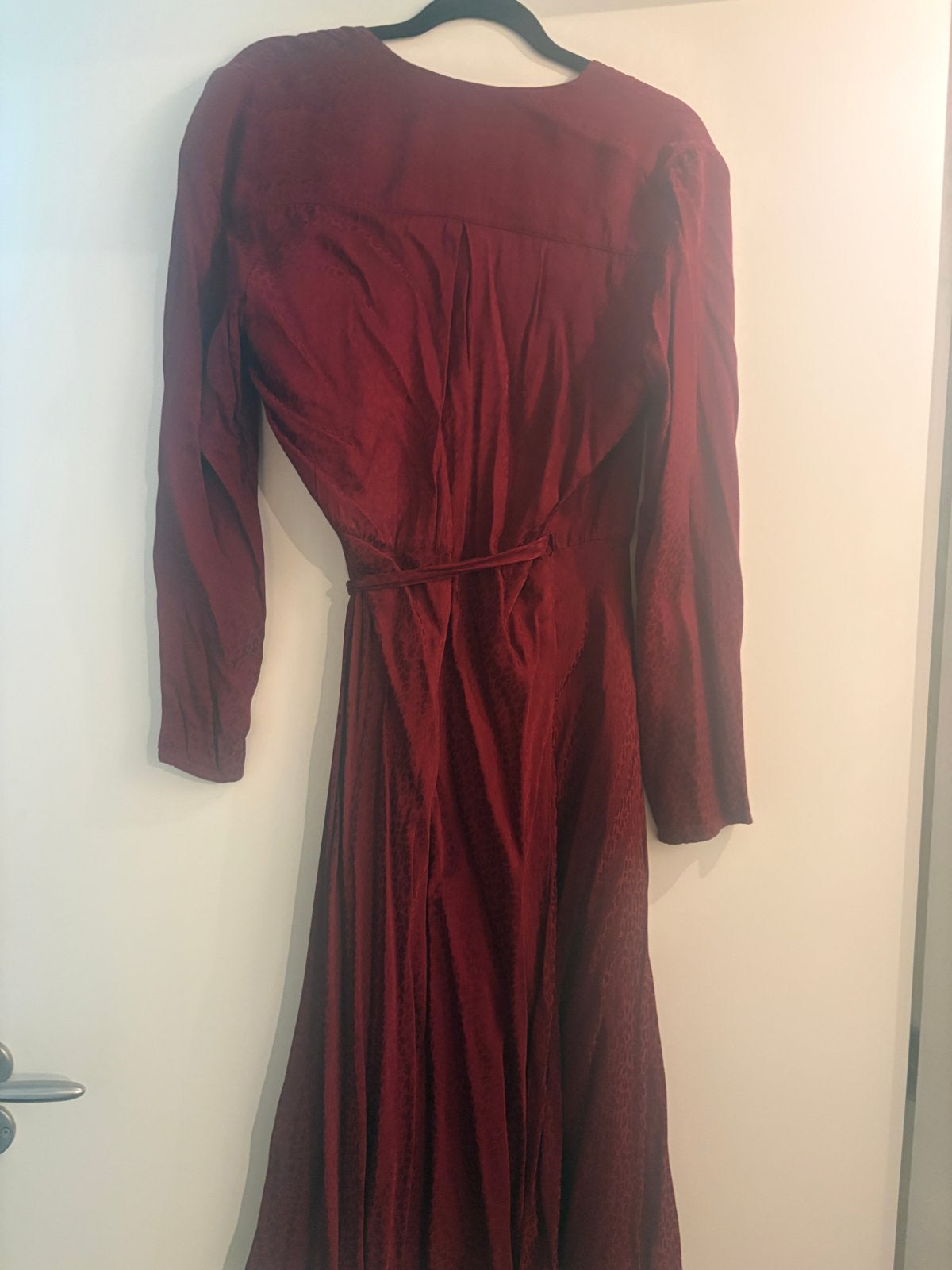 Dante 6 Jurk Maat L - Bordeauxrood met print, Verzenden, Maat 42/44 (L), Gedragen, Rood