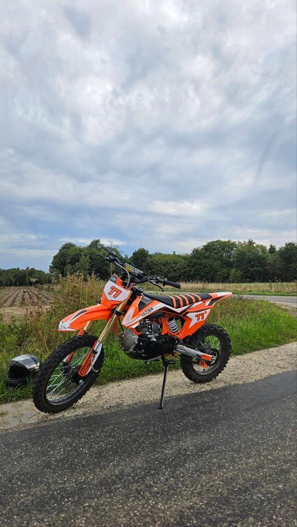 Ultra Crossmotor 125cc moet weg zsm, Overige merken, Zo goed als nieuw, 4 versnellingen, 125 cc