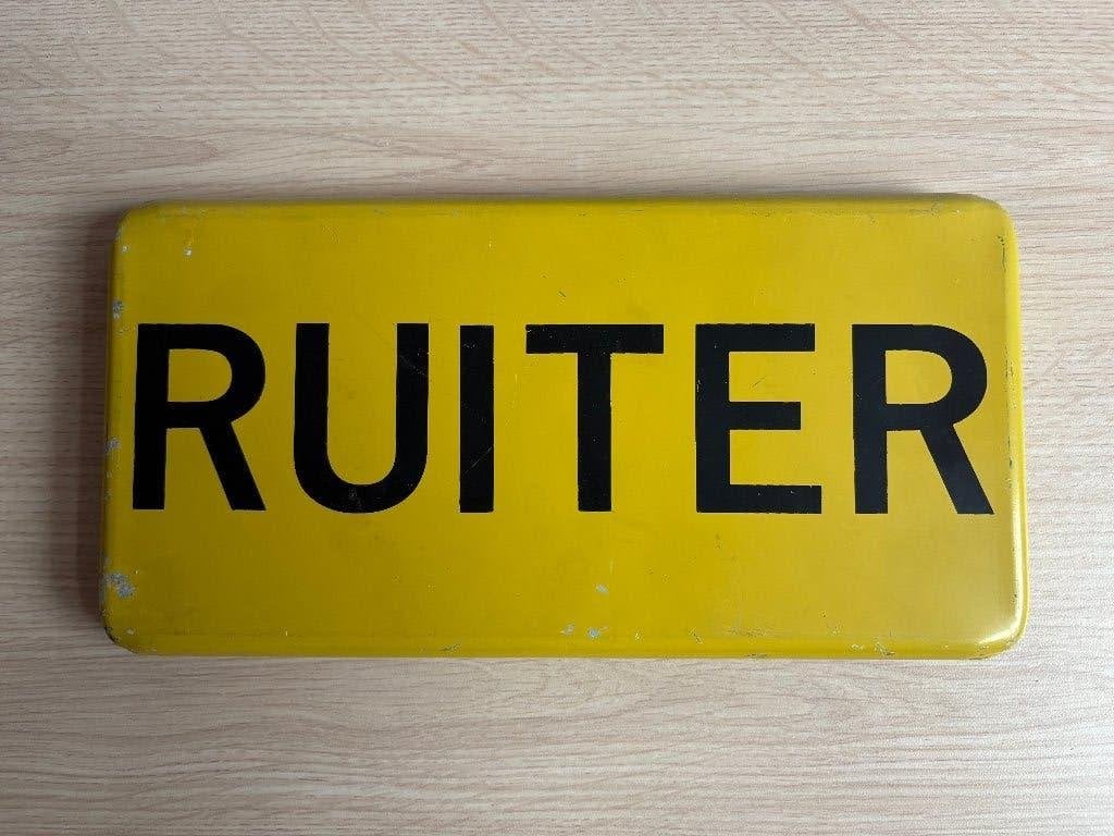 Uniek verkeersbord Ruiter 16 x 30 cm, Ophalen of Verzenden