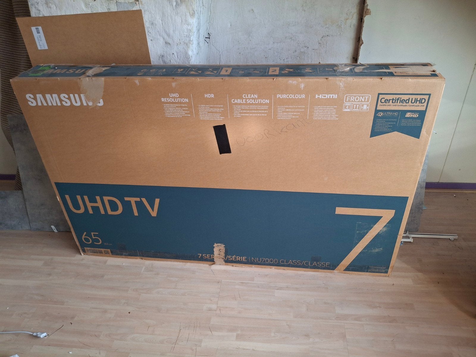 Samsung 65 inch UHD 4K smart TV, Ophalen, LED, Zo goed als nieuw, Samsung