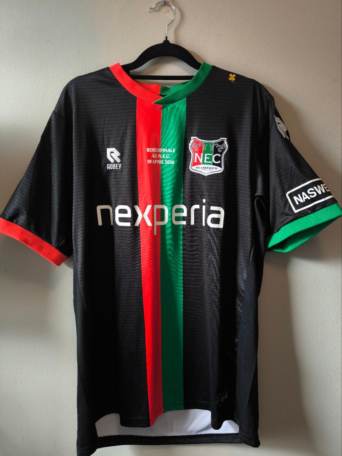 NEC bekerfinale shirt 2026 maat XL, Maat XL, Ophalen of Verzenden, Zo goed als nieuw, Shirt